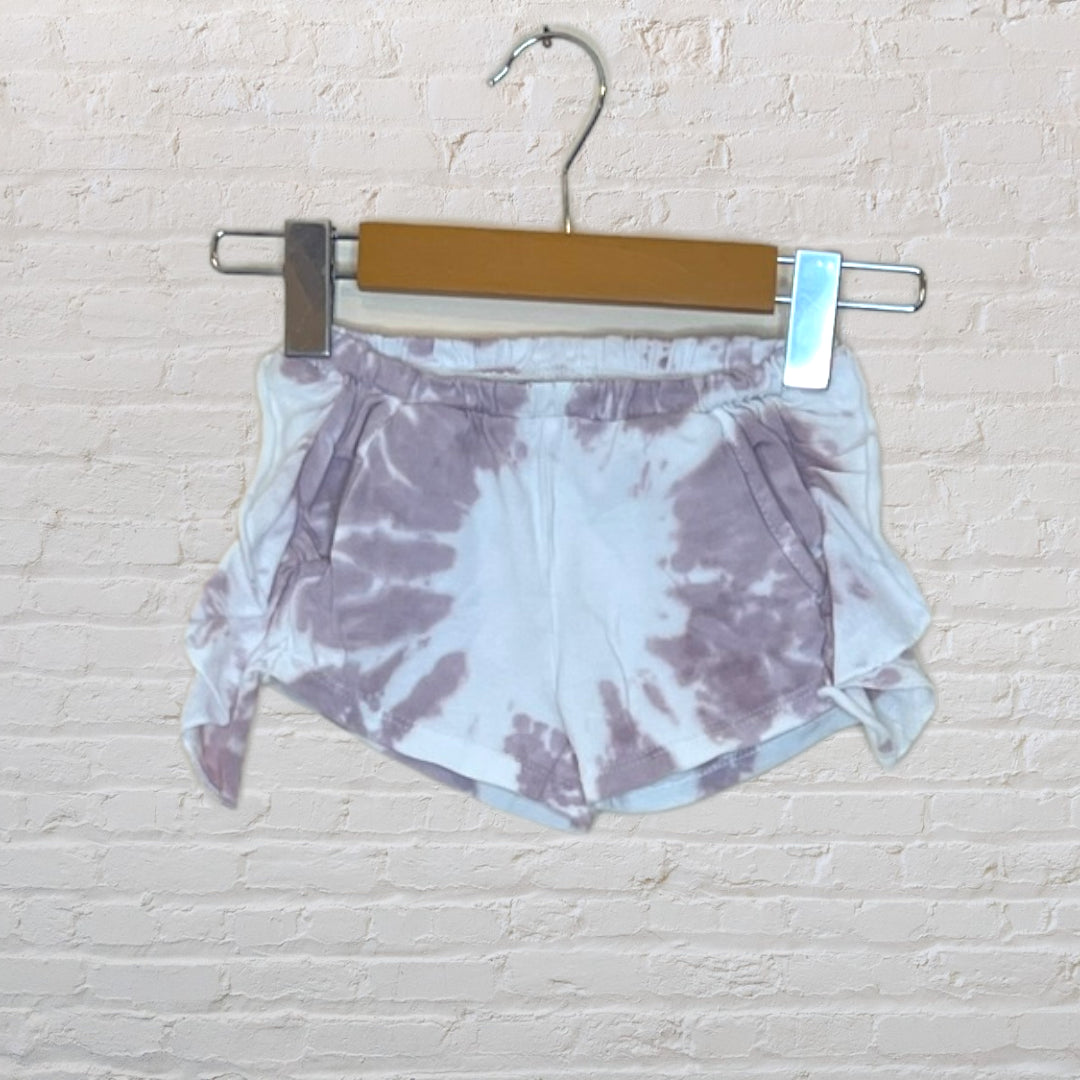 Tie-Dye Ruffle Shorts - 2T