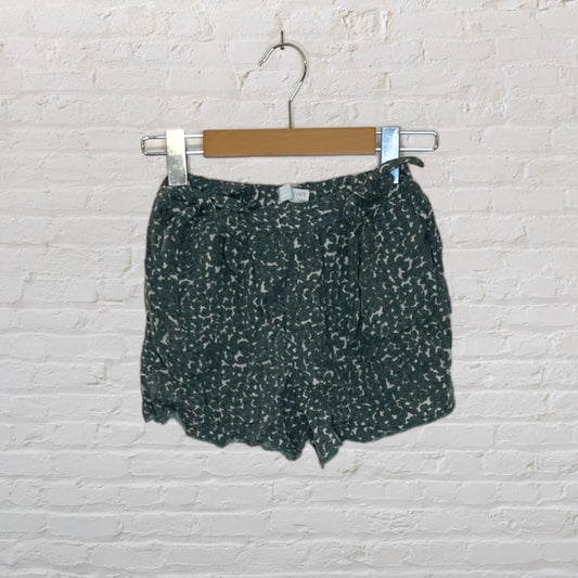 Zara Flowy Floral Side-Tie Shorts - 6-7