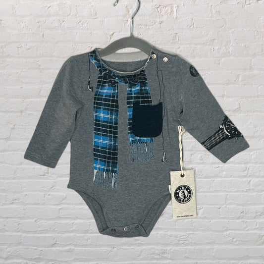 Mini Shatsu Scarf Onesie (9M)