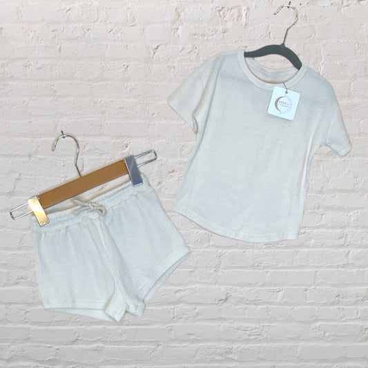 Piper's Closet Two-Piece Waffle Knit Set (3T)