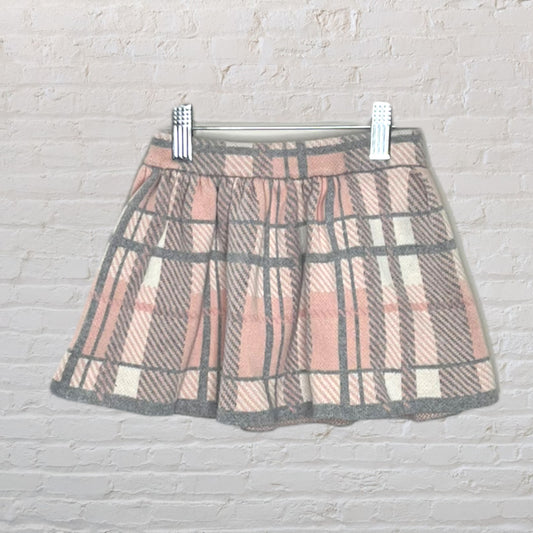 Unknown Brand Knit Plaid Skirt (4T)