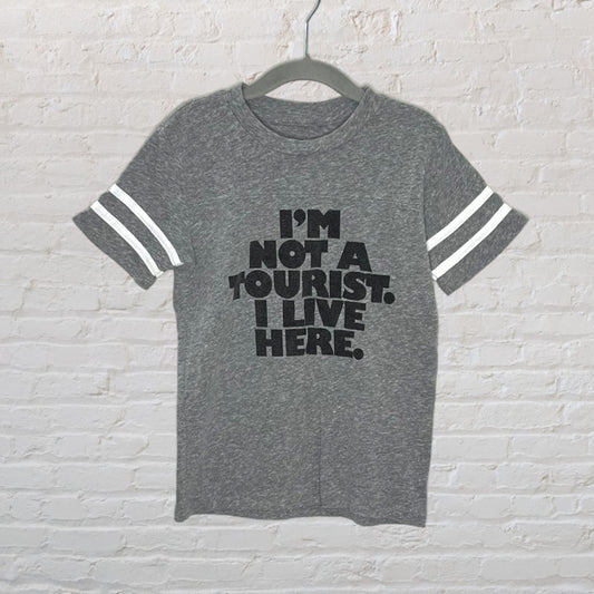 Tiny Whales 'I'm Not A Tourist' T-Shirt (4T)