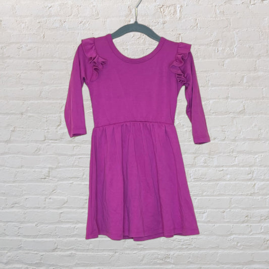 Little & Lively Bamboo Ruffle Dress (2T)