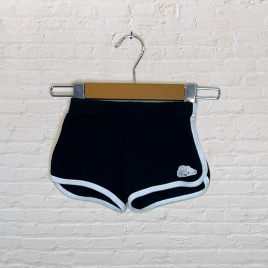 Whistle & Flute Cloud Patch Ringer Shorts (12-18)