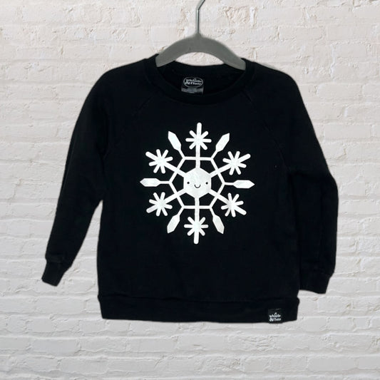 Whistle & Flute Kawaii Glitter Snowflake Sweater (18-24)