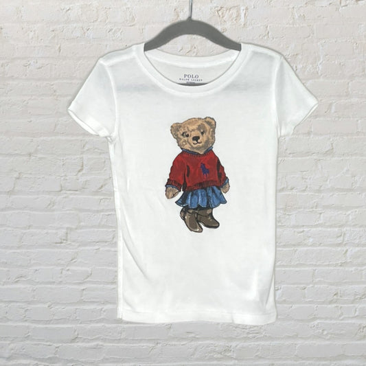 Polo Ralph Lauren Girly Bear T-Shirt (5T)