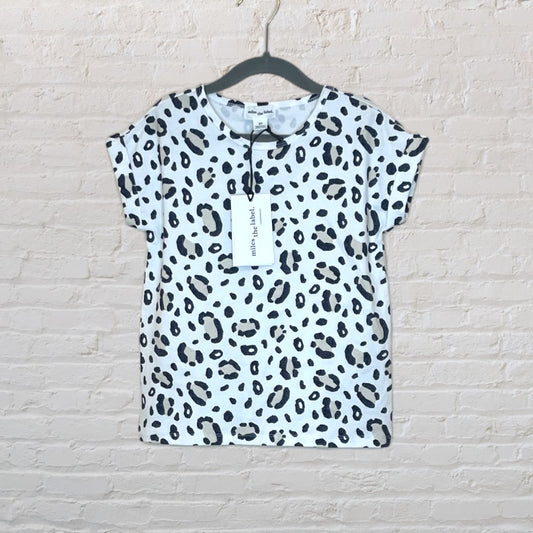 Miles the Label Animal Print T-Shirt (5T)