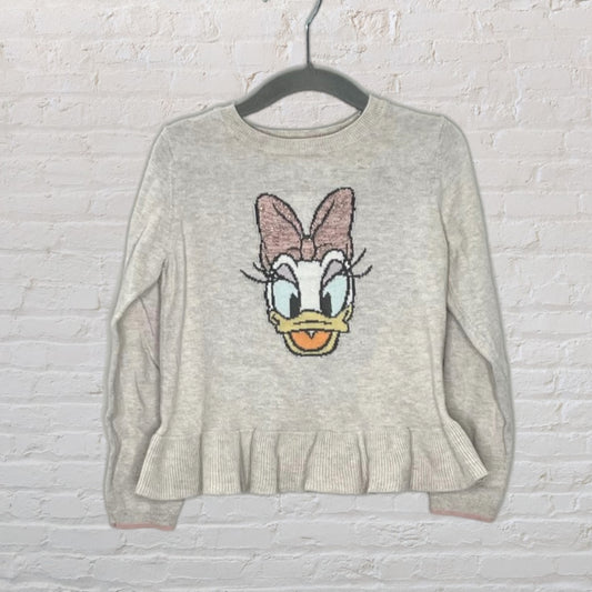 Gap X Disney Knit Daisy Peplum Sweater (4T)