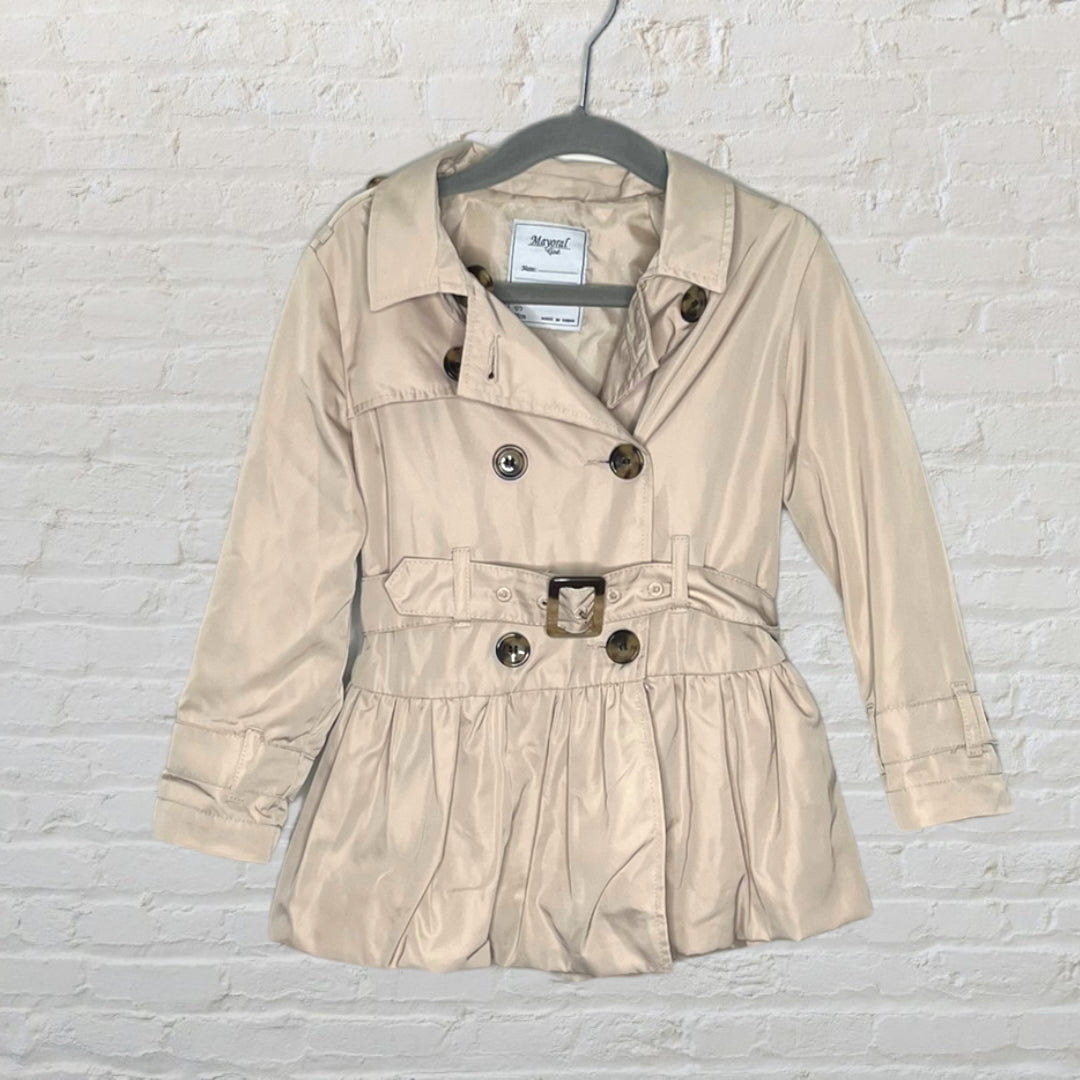 Mayoral Peplum Trenchcoat (3T)