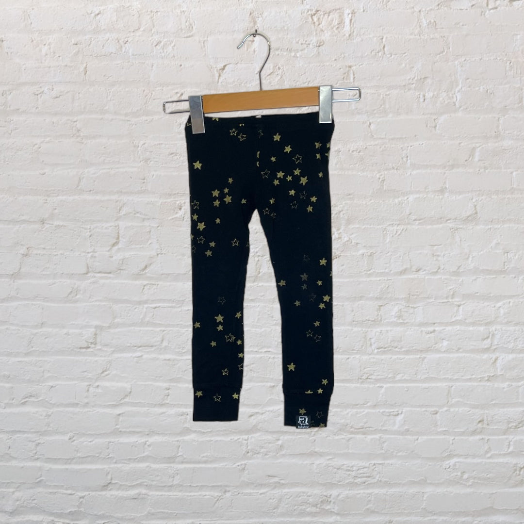 KuKuKid Gold Star Leggings - 2T