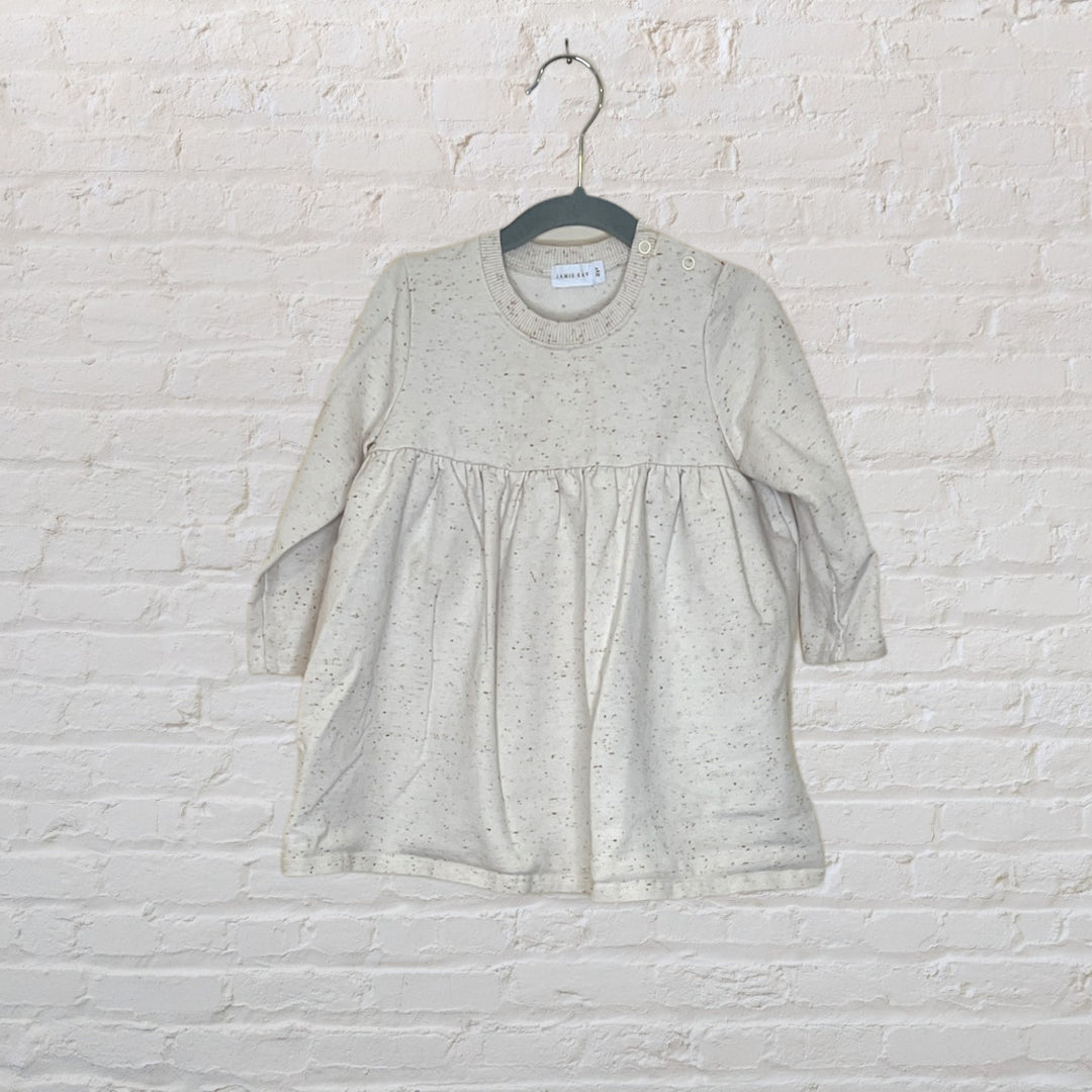 Organic Cotton Speckled Sweater Dress - 2T