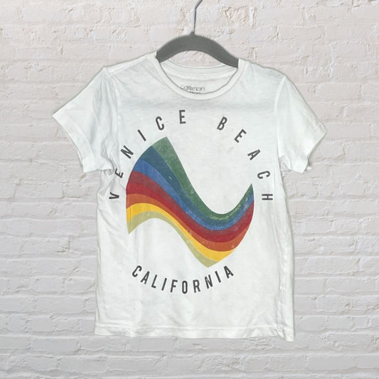 Californian Vintage 'Venice Beach' Wave T-Shirt (4T)