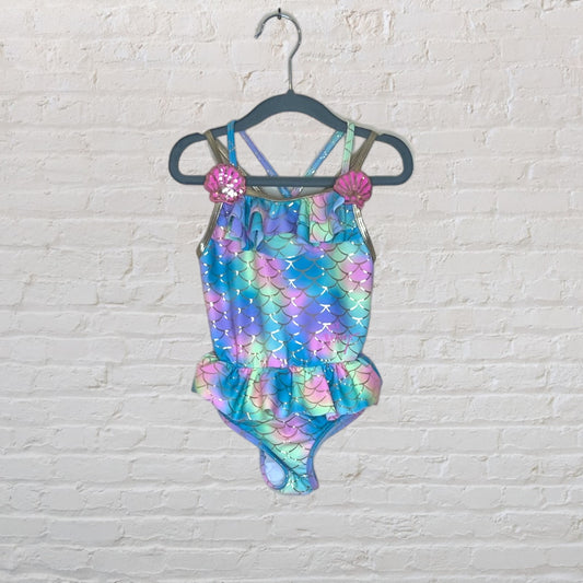 Betsey Johnson Sparkly Mermaid Swimsuit (3T)