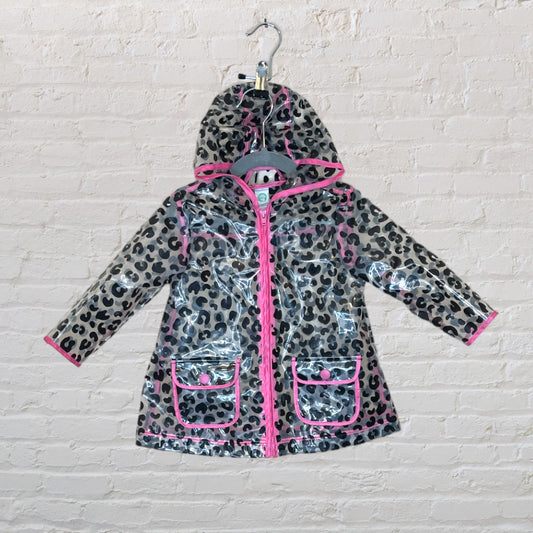 Little Me Transparent Leopard Print Raincoat (18M)