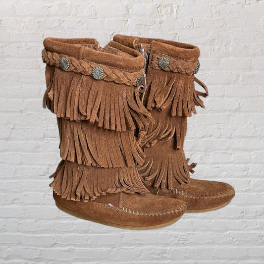 Minnetonka Suede Fringe Boots (Footwear 10)