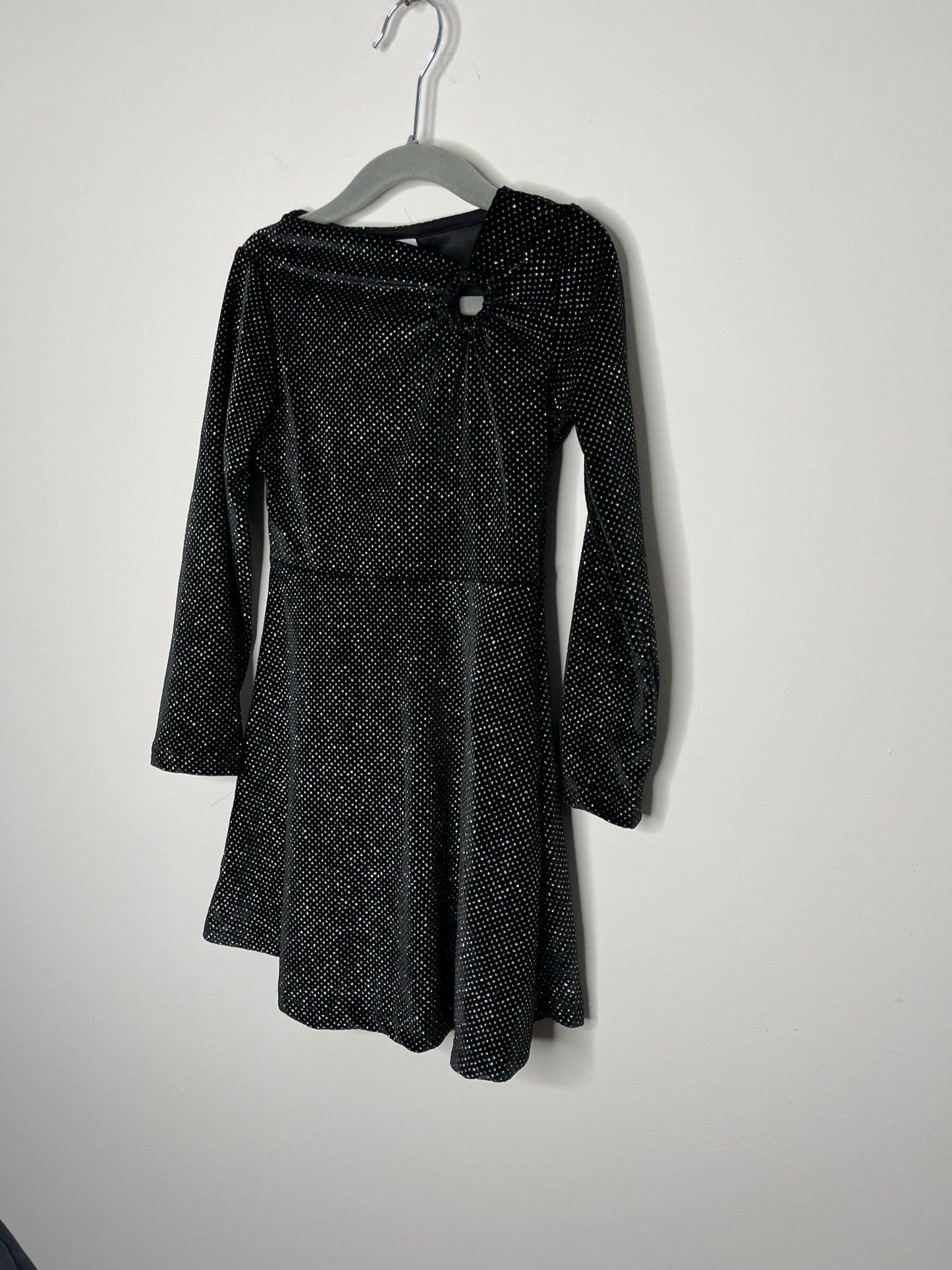 Zara Keyhole Sparkle Party Dress (6)