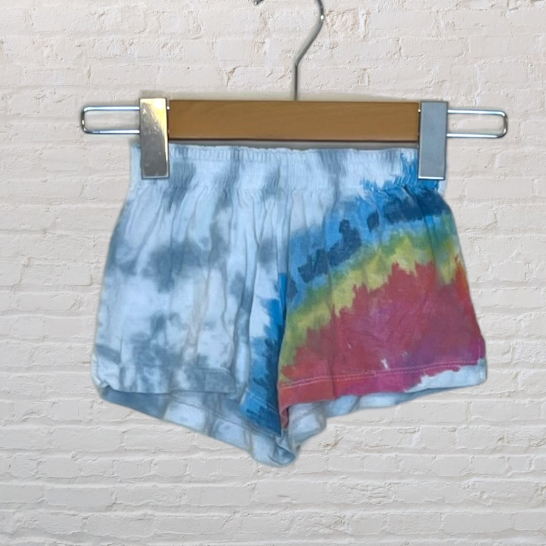 Flowers By Zoe Rainbow Tie-Dye Shorts (4-5)