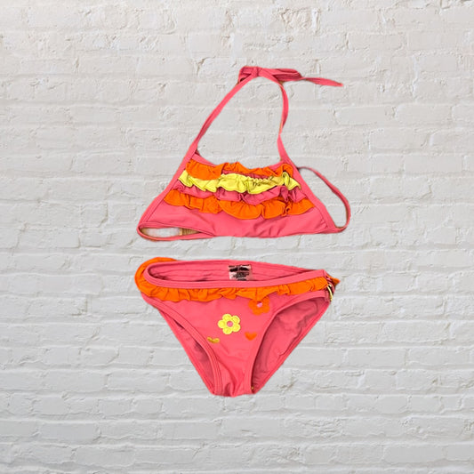 Deux Par Deux Two-Piece Ruffle Swimsuit (4T)