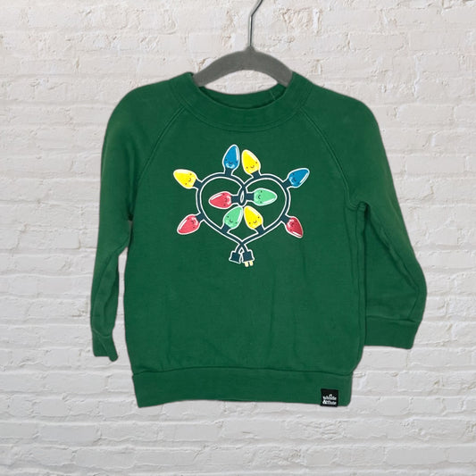 Whistle & Flute Kawaii Christmas Lights Sweater (18-24)