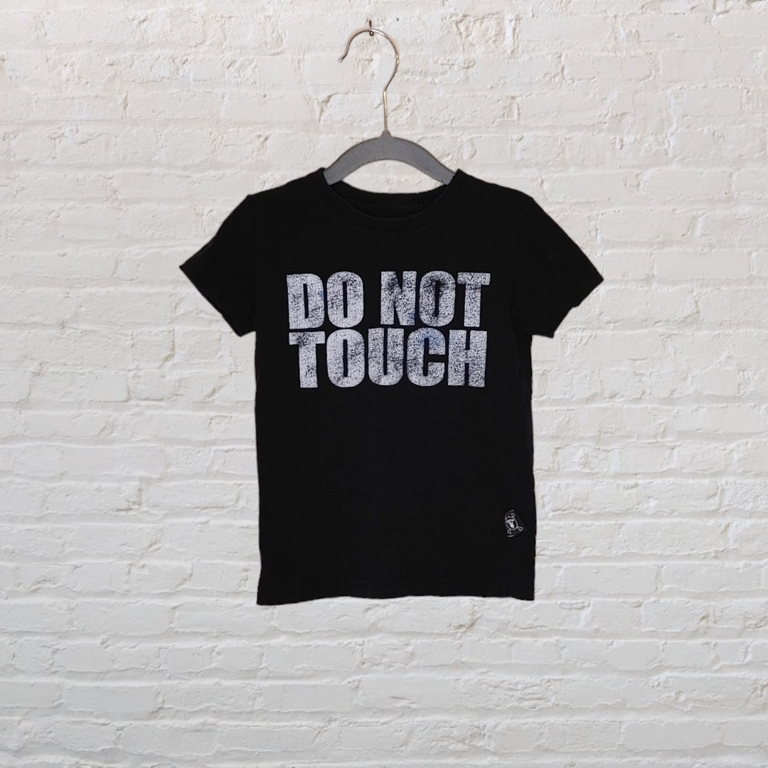 Nununu 'Do Not Touch' Distressed T-Shirt  (3T)