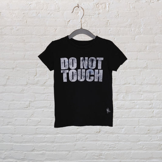 Nununu 'Do Not Touch' Distressed T-Shirt  (3T)