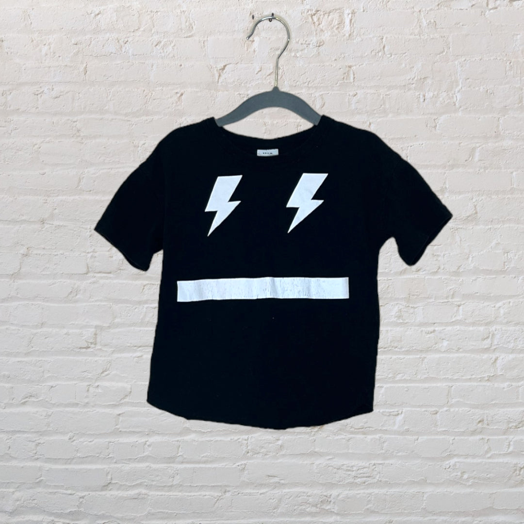 Stem Lightning Bolt Face T-Shirt - 24M