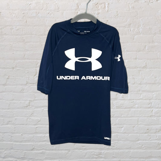 Under Armour Branded Rash Guard Swim Top (8)