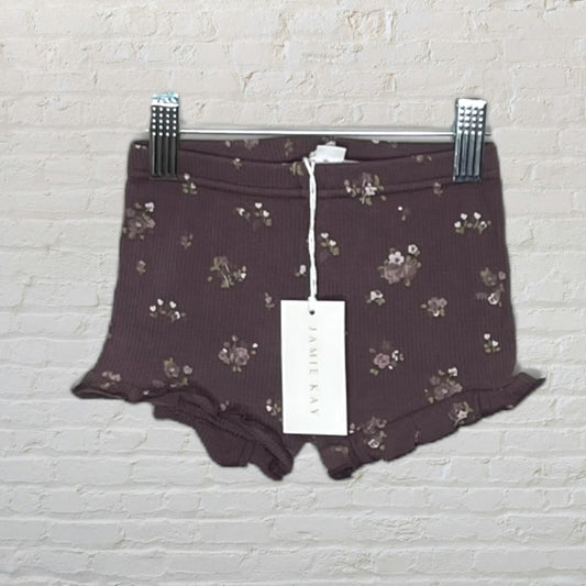 Jamie Kay Floral Ribbed Shorts (3T)