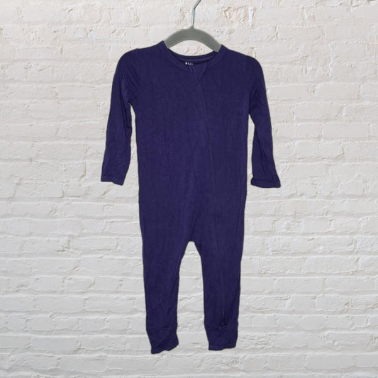 Kyte Baby Bamboo Eggplant Zip Romper (18-24)
