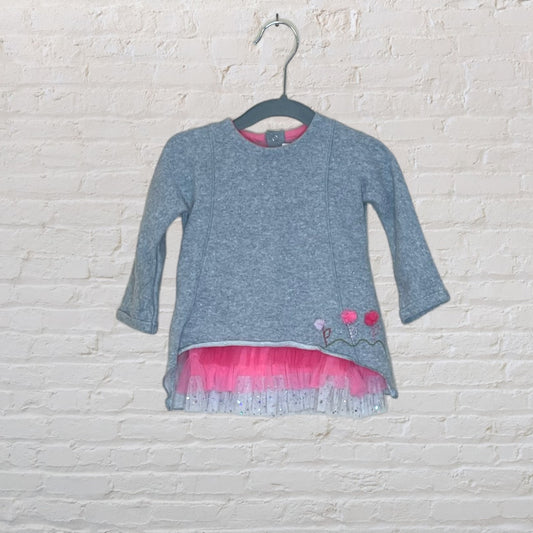 Taille O by Eliane et Lena Tulle Detail Sparkle Dress - 6M