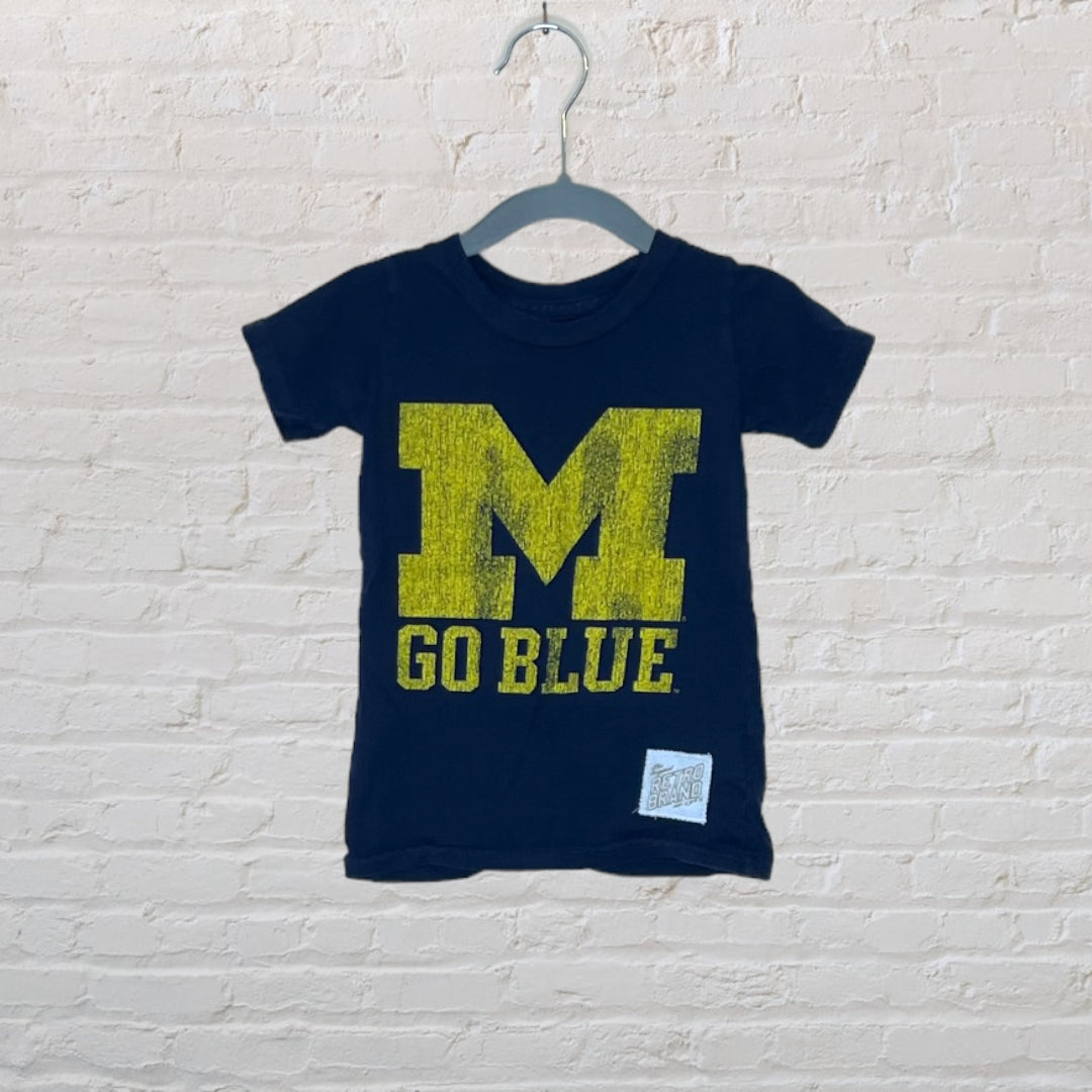 Retro Brand Michigan 'Go Blue' T-Shirt - 2T