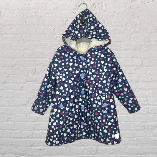 Hatley Teddy Fleece Lined Colour-Changing Raincoat (4T)