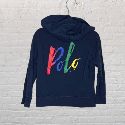 Polo Ralph Lauren Rainbow Branded Hoodie (2T)