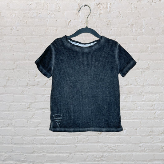 Ombre Waffle Knit T-Shirt - 3T
