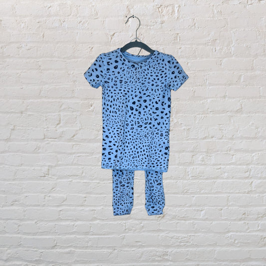 PJ Salvage Knit Leopard Print Lounge Set - 3T