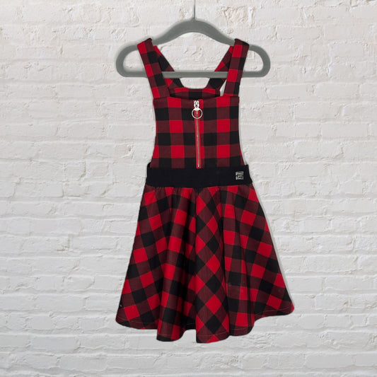 Deux Par Deux Buffalo Plaid Jumper (3T)