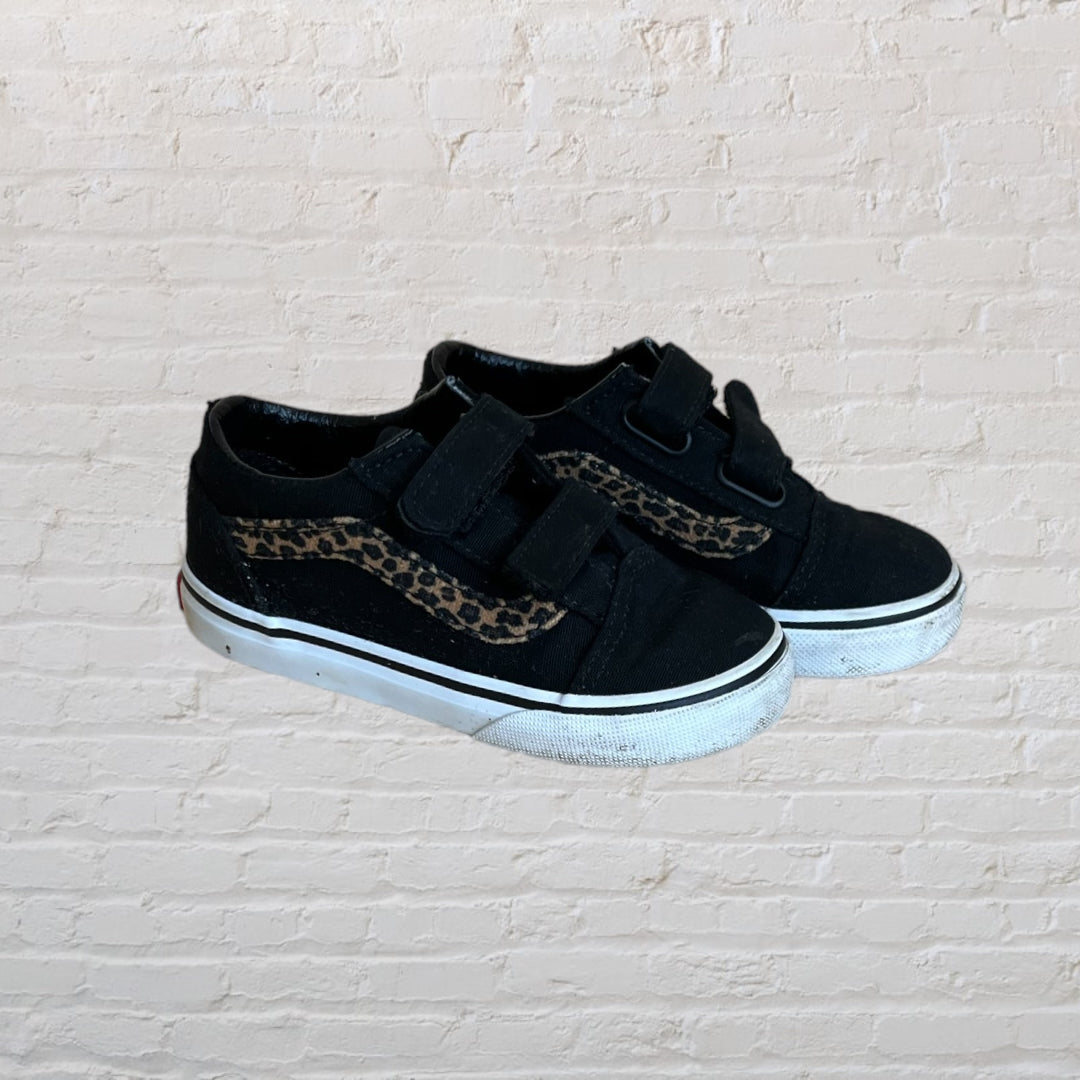 Vans Leopard Stripe Velcro Sneakers - Footwear 8