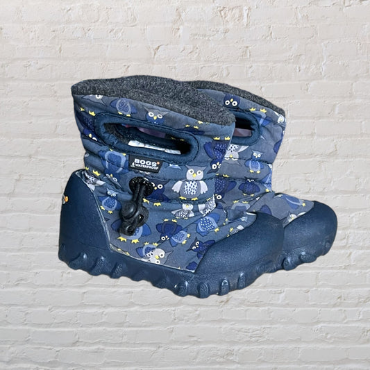 Bogs Owl Print Waterproof Snow Boots (Footwear 6)