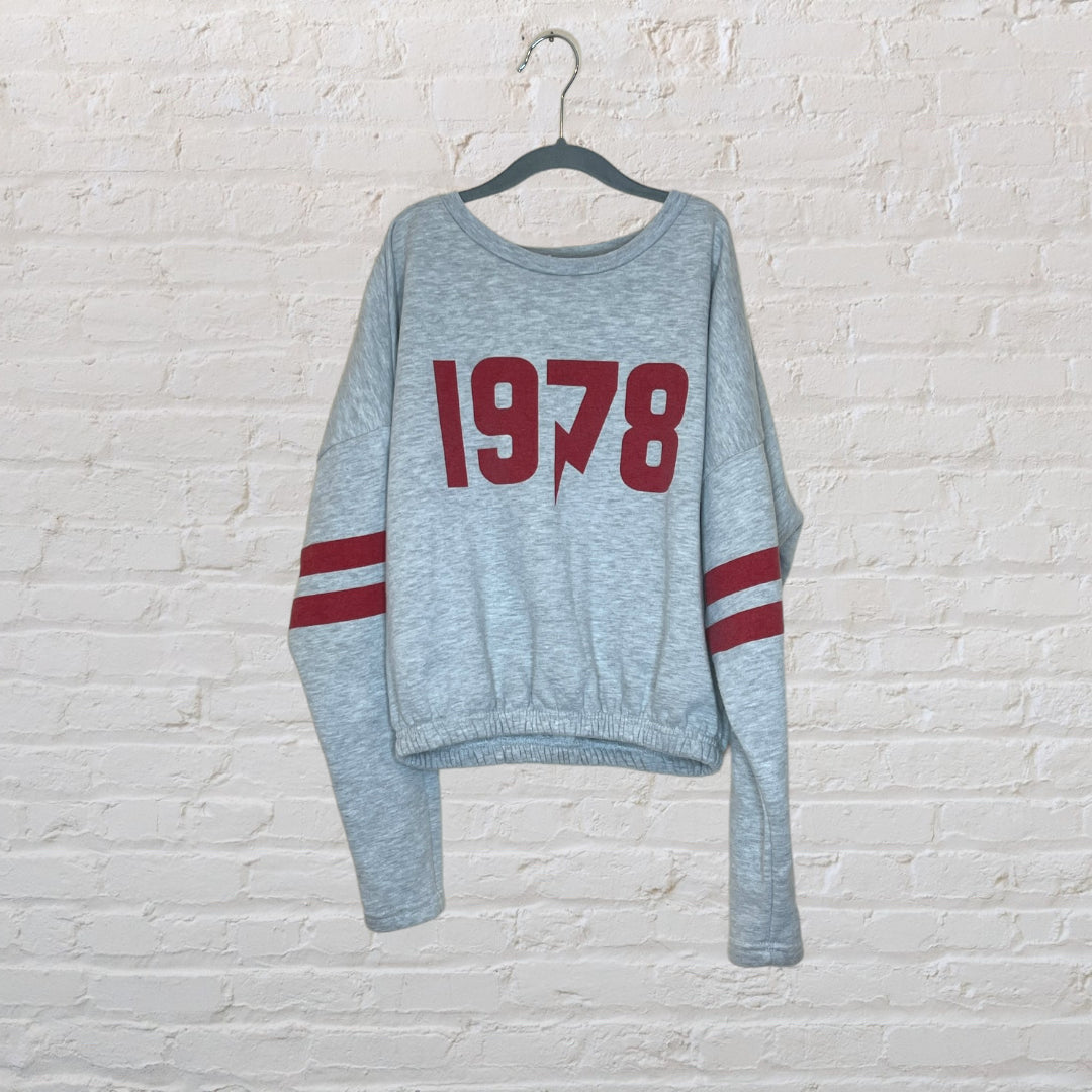 '1978' Elastic Waist Sweater - 12-14
