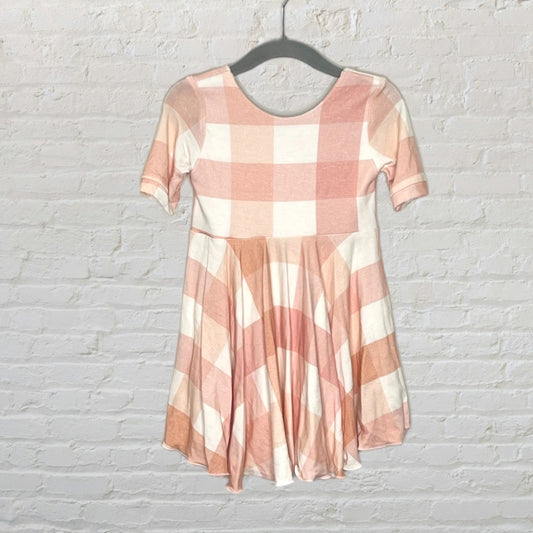 Bella's Babes + Co Bamboo Blend Plaid Twirl Dress (18-24)