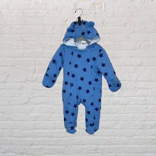 Thick Jersey Star Bunting Suit - 9-12