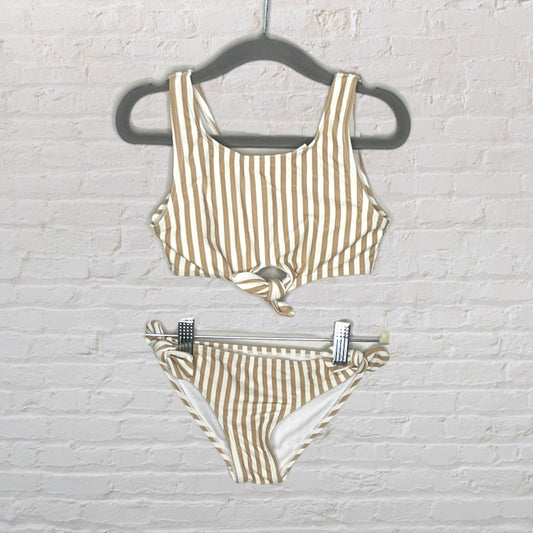 Rylee + Cru Striped Two-Piece Swimsuit (4-5)