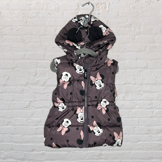H&M X Disney Minnie Puffer Vest (12-18)