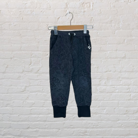 Mini Shatsu 'Rock & Roll' Drawstring Joggers - 4T