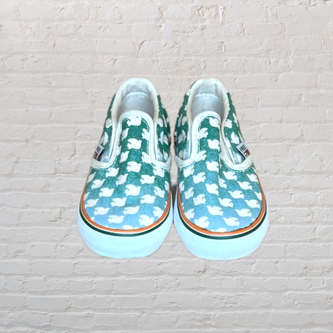 Free City x Vans Limited Edition Green Doves Slip-Ons (8)