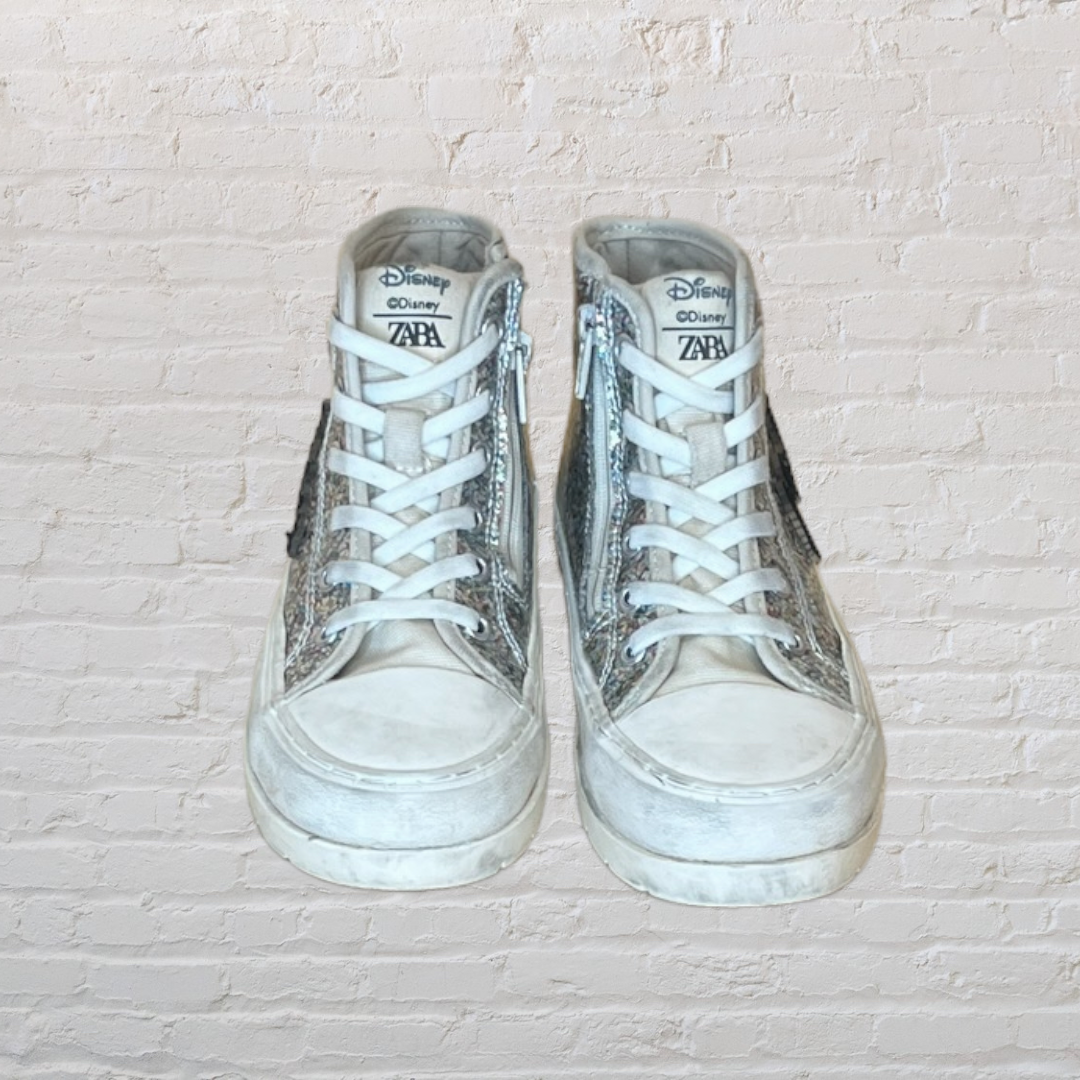 Zara glitter sneakers on sale
