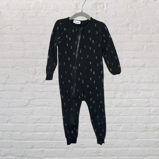 Miles The Label Patterned Zip Romper (24M)