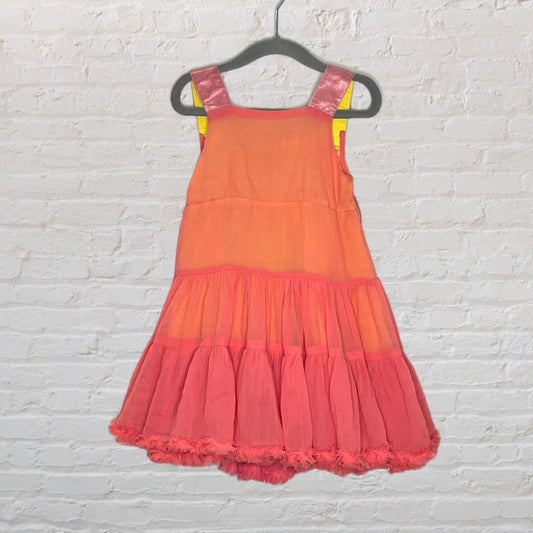 I Love Gorgeous Tiered Chiffon Dress (4T)