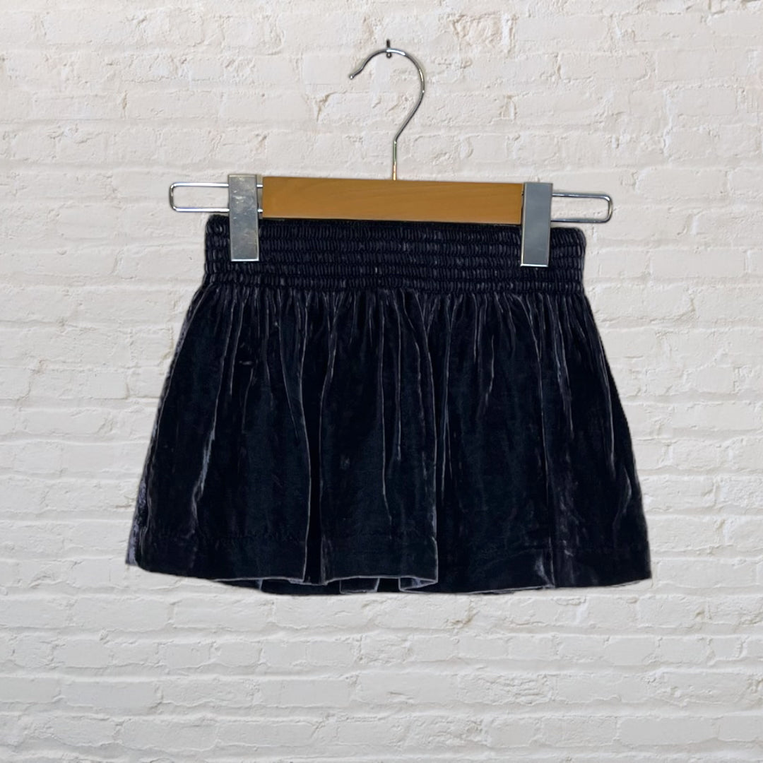 Jacadi Elastic Waist Velvet Skirt - 4T