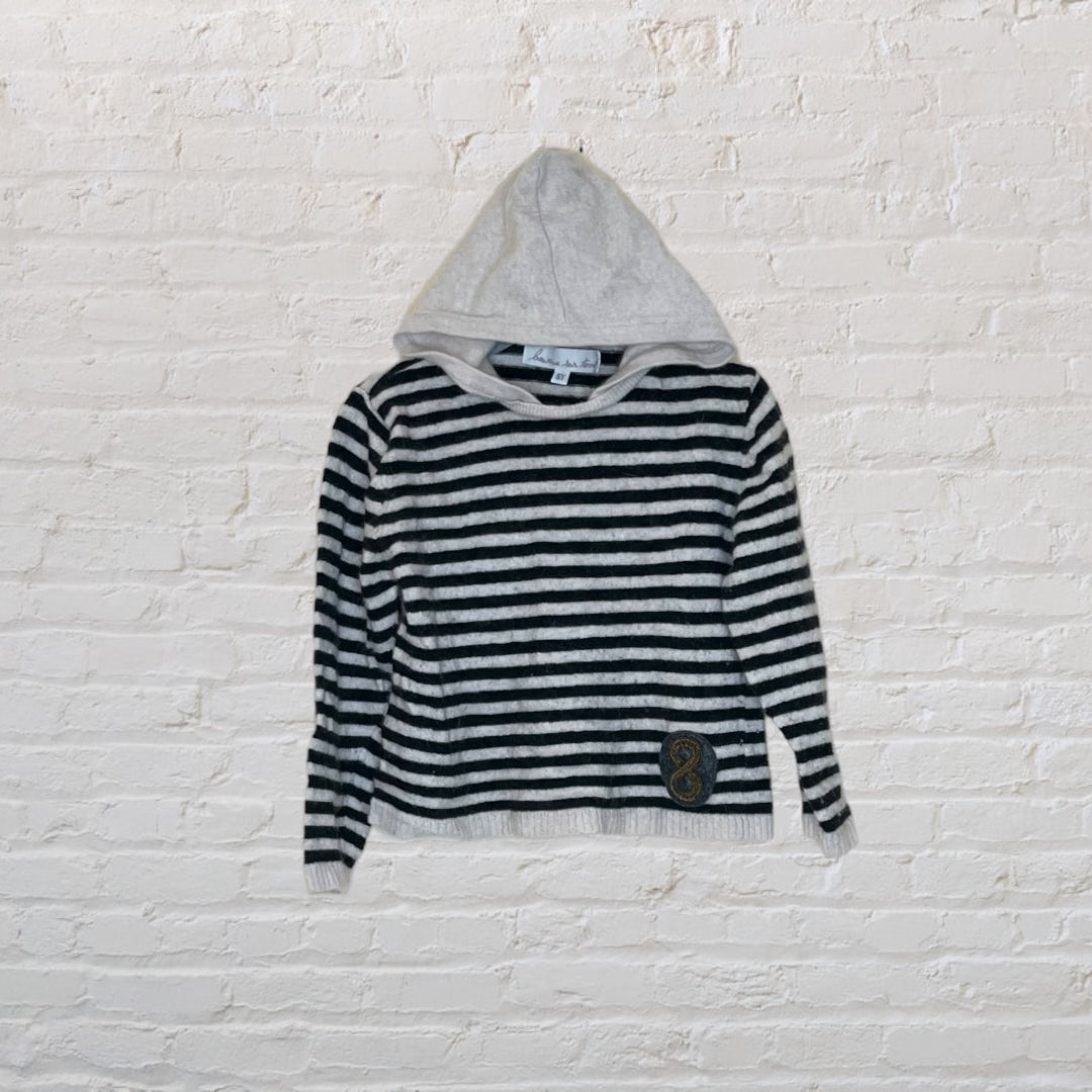 Bienvenue Sur Terre Wool Blend Hooded Sweater - 3T